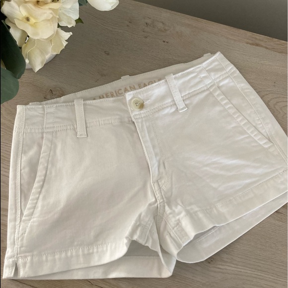 American Eagle Outfitters Pants - ❌SOLD American Eagle Super Stretch White Shorts